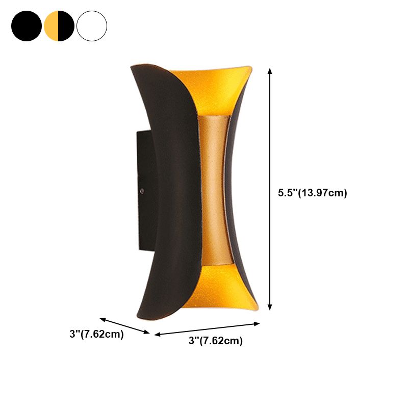 Modern Metal Wall Mount Light LED Wall Light with Aluminum Shade for Living Room