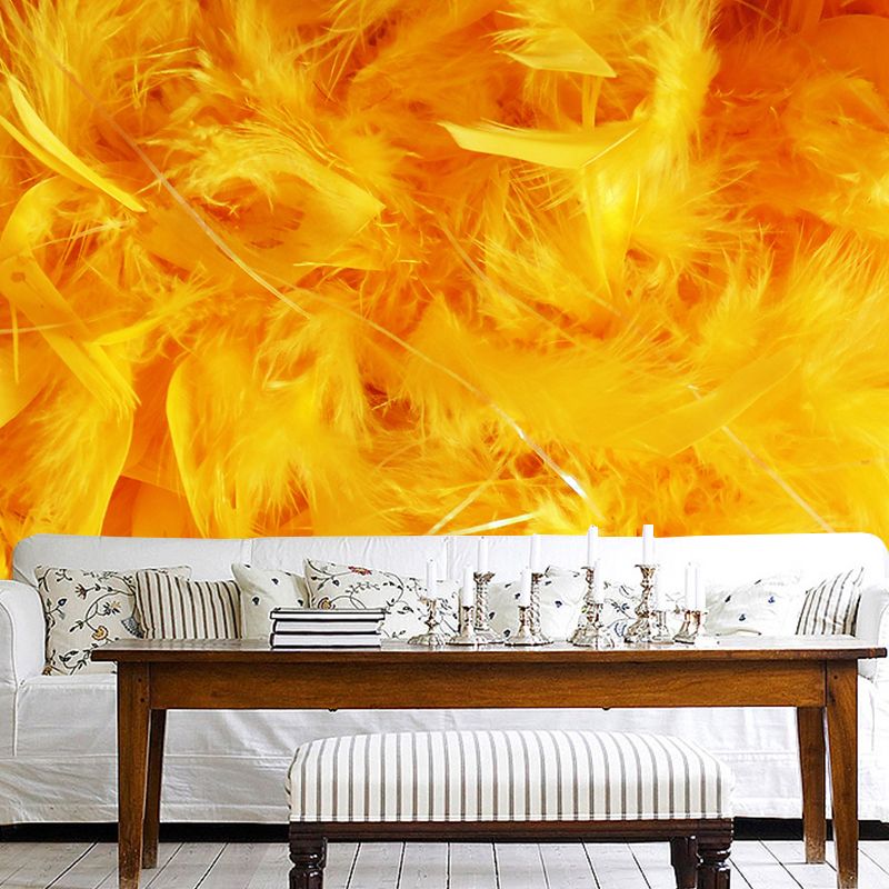 Feather Mildew Resistant Wallpaper Photography Sleeping Room Wall Mural