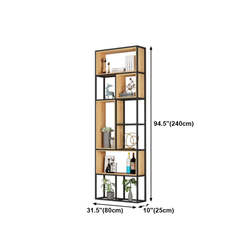 Open Etagere Bookcase Modern Style Shelf Bookcase with Shelves