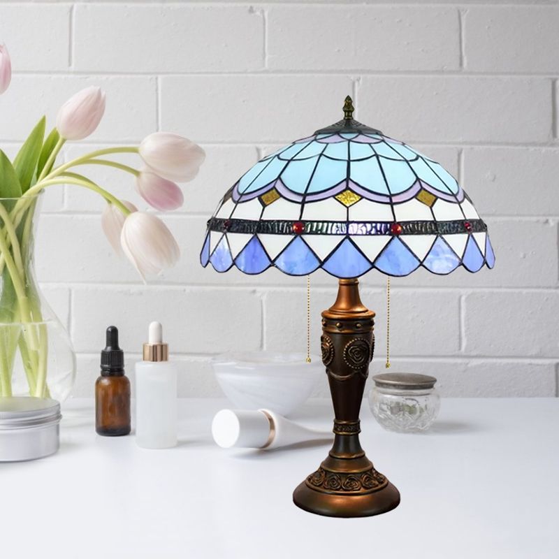 2 Köpfe Nachtstillstand Lampe Mittelmeer