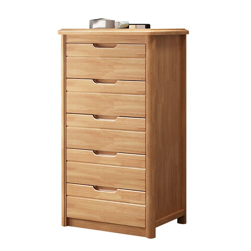 Walnut Modern & Contemporary Accent Chest Square Chest with Drawer
