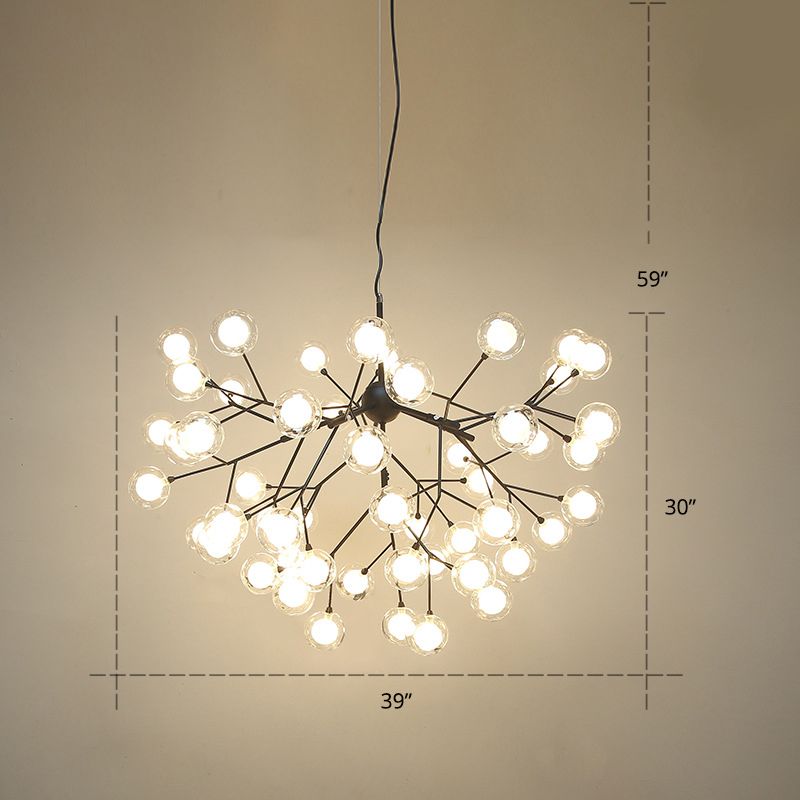 Doppio lampadario in stile Postmodern in stile Postmodern in stile Postmodern per il ristorante