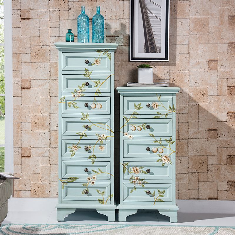 Solid Wood Dresser American Traditional Storage Chest with 5 / 7 Drawers