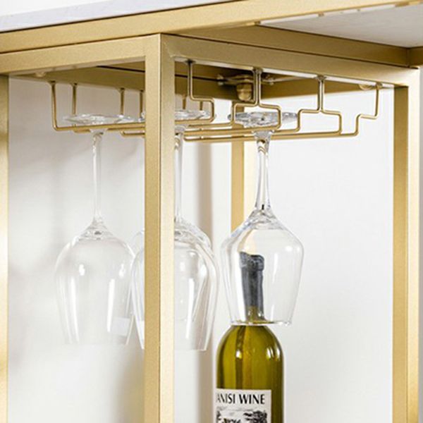 Modern Style Stone Bar Table Set 1/2/3 Pcs Specialty Bar Set for Indoor