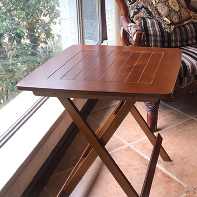 Modern Style Bistro Set 1/3 Pcs Solid Wood Folding Bistro Set for Home