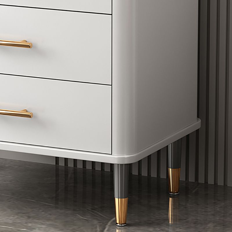 Classic Glam Lingerie Chest Vertical Marble Storage Chest with Drawers for Bedroom