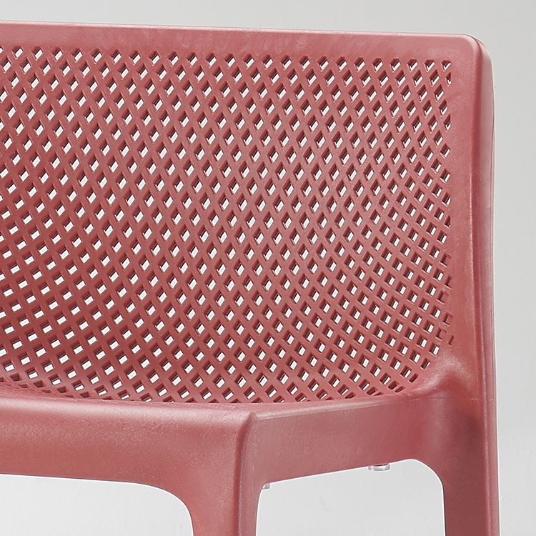 Taburetes de mostrador Macron contemporáneos, taburete de bar de plástico para interiores, sin brazos, para cocina