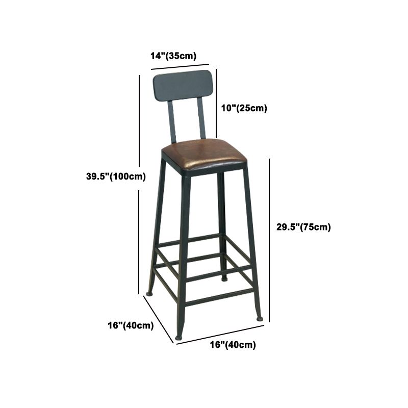 1/5 Pieces Industrial Rectangle Pub Table Set Wooden Counter Table with High Stools
