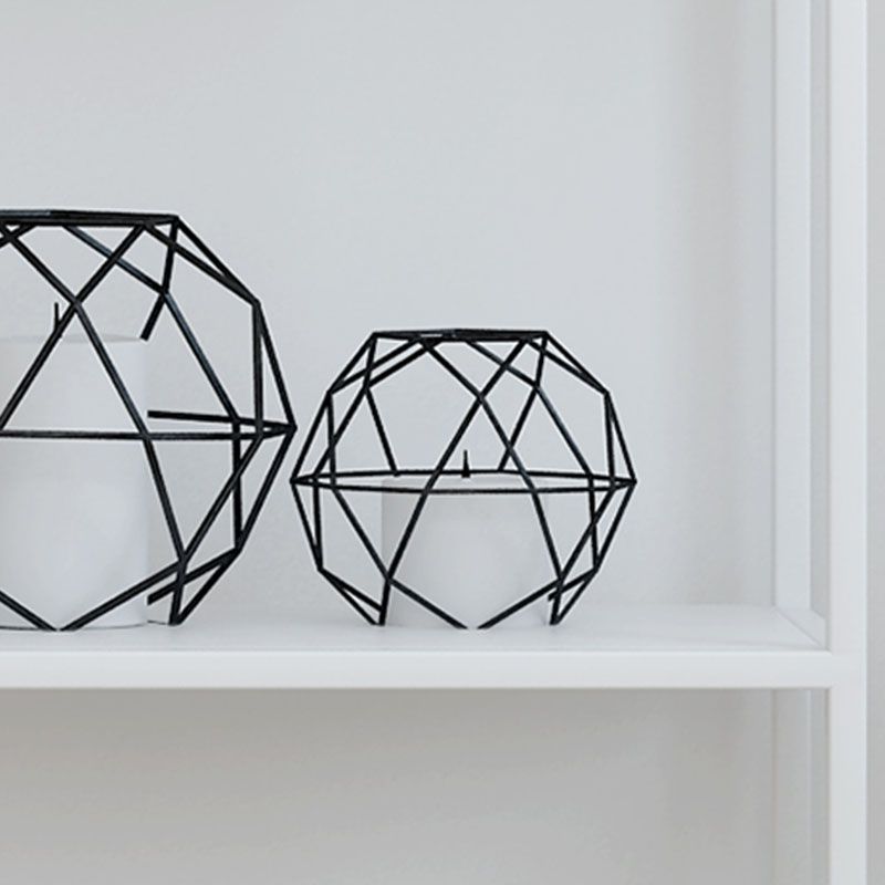 Contemporary Metal Bookshelf Etagere Open Back Bookcase with Shelves