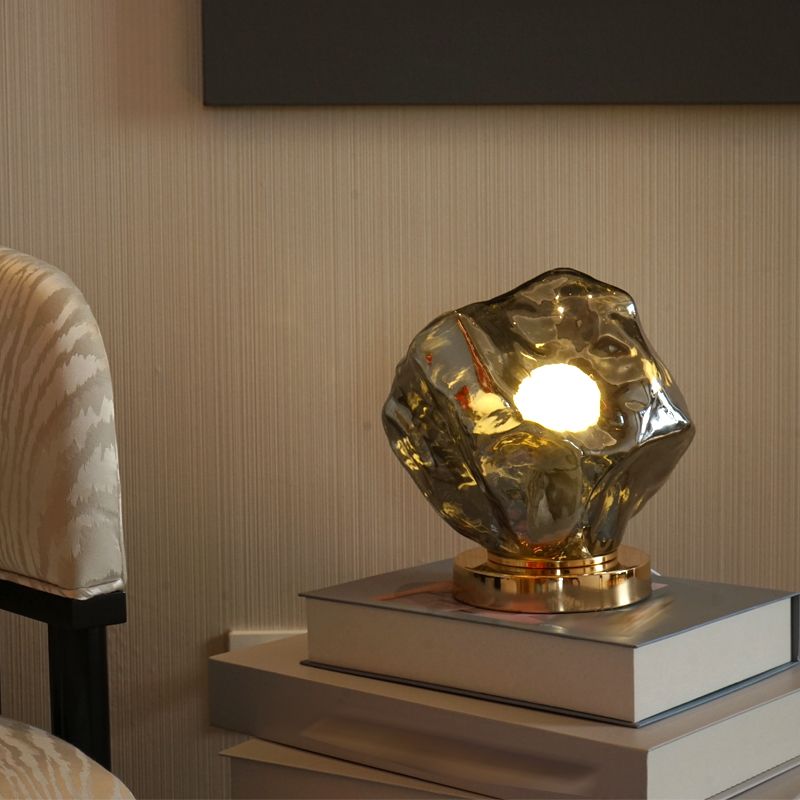 Modern Desk Lamp Glass Table Lighting Fixture for Study Bedroom Sitting Room