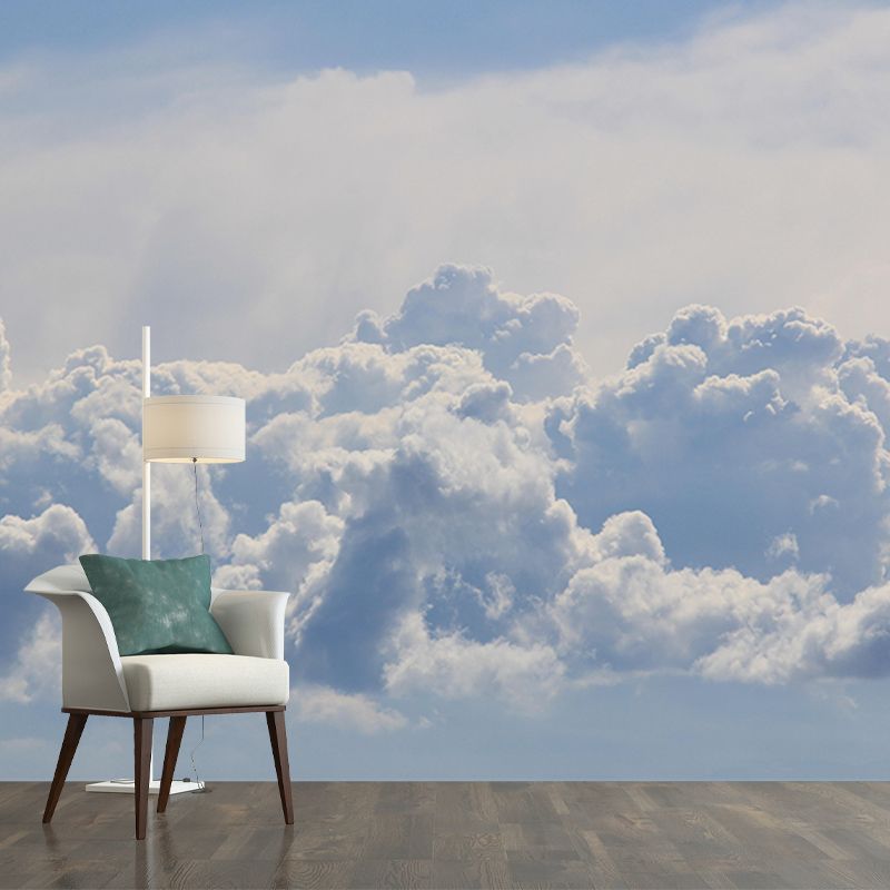 Sky Landscapes Mural Wallpaper Mildew Resistant Modern Living Room Decoration
