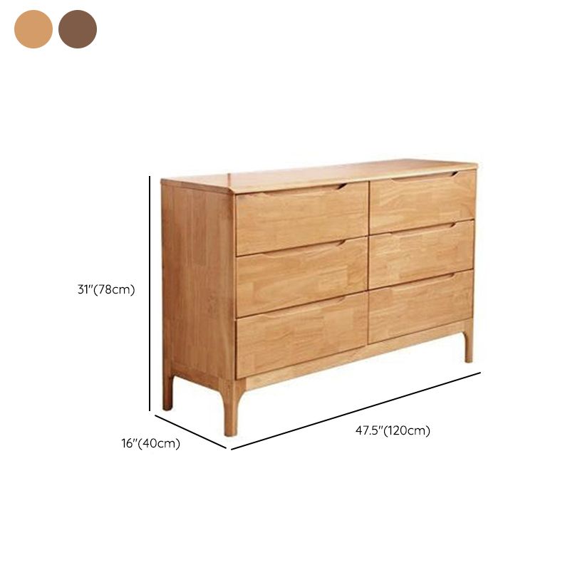 15.6" Width Solid Wood Storage Chest Dresser Modern Storage Chest