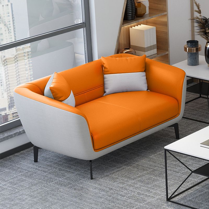 Contemporary Tight Back Leather Settee Couch for 1/2/3 People