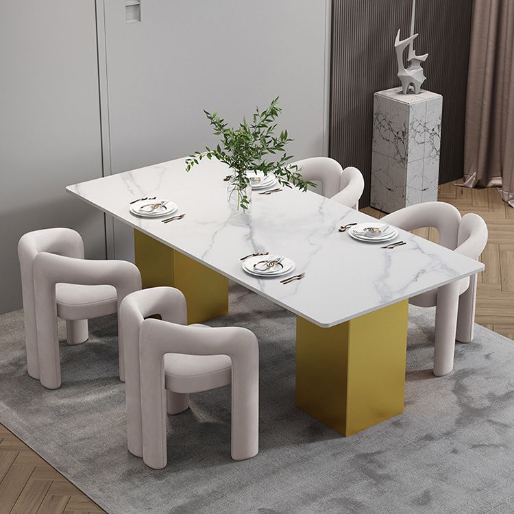 Matte Finish Open Dining Chair Designer Style Home Velvet Arm Chair