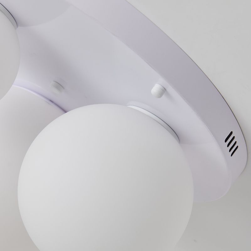 Modern Simple Ceiling Lamp Astronaut Flush Mount Light Fixture for Bedroom