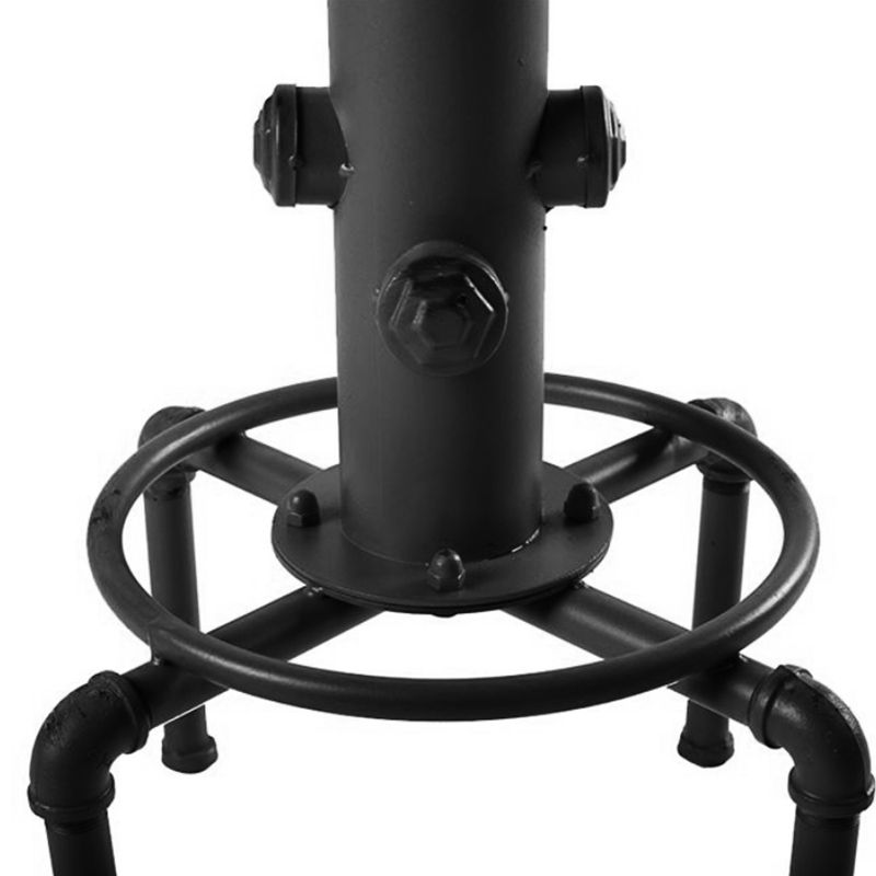 Industrial Style Solid Wood Pub Dining Set 1/2/4 Pcs Rectangular Pub Set for Home