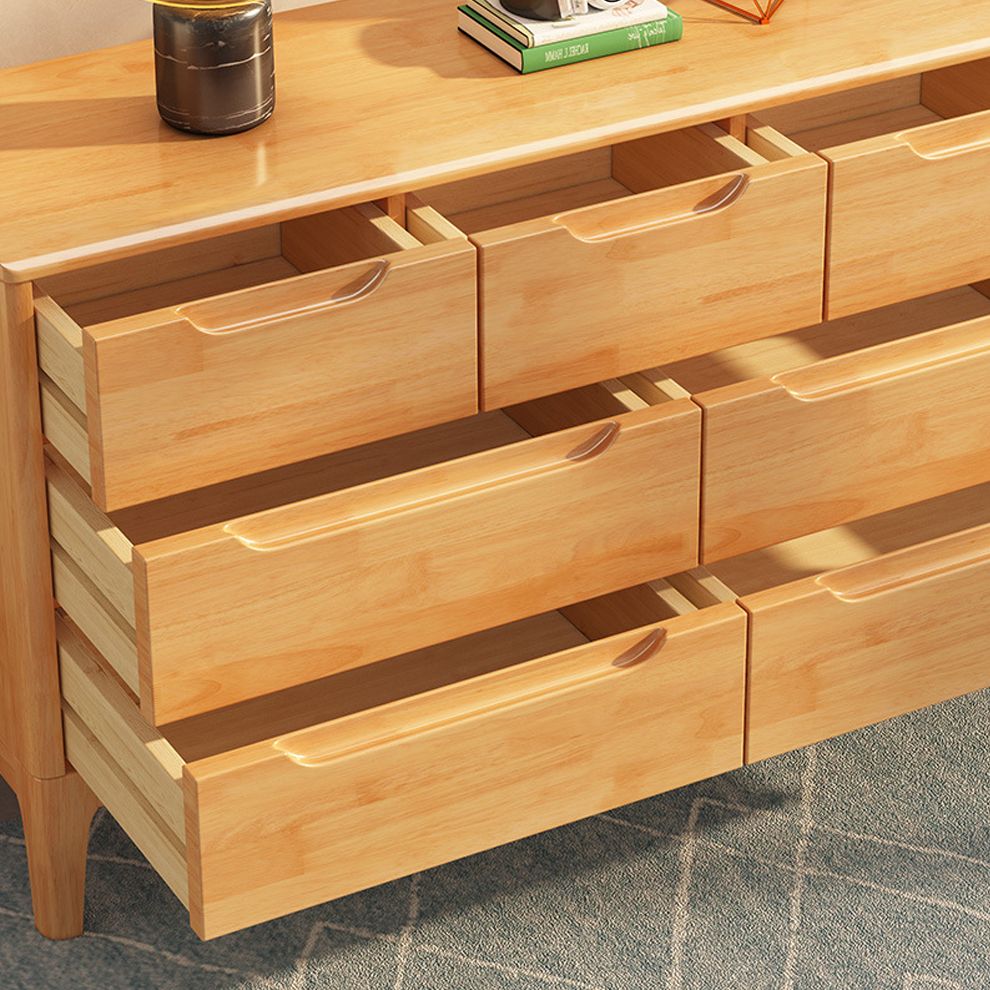 Rectangular Wood Chest Modern Style 5/6/7 - Drawer Accent Chest