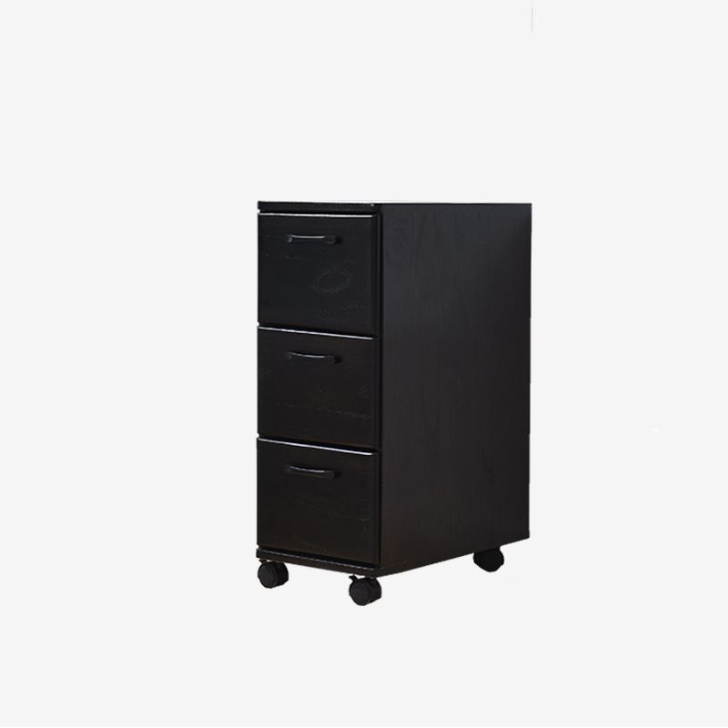 16.53" Wide Accent Chest with Drawers Solid Wood Chest with Wheels