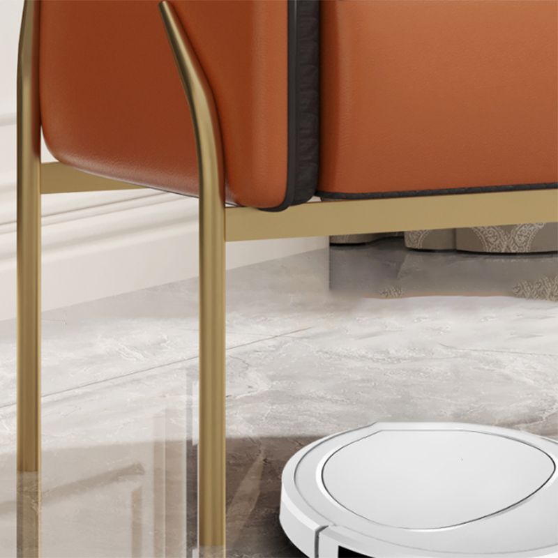 Contemporary Style Single Sofa Chair Pillow Back Arm Chair for Living Room