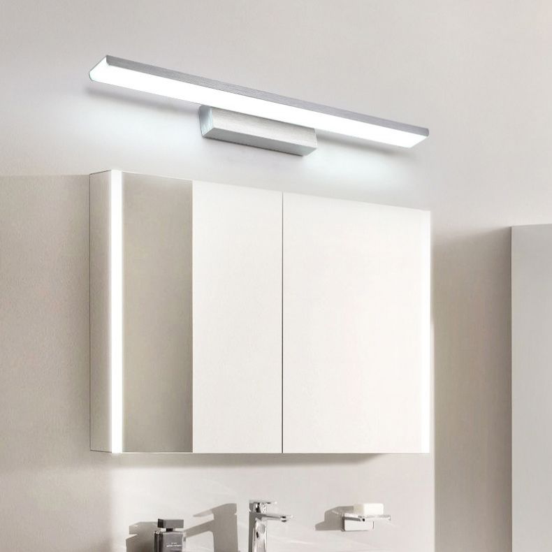 Luz de tocador de tocador de baño de baño de aluminio.