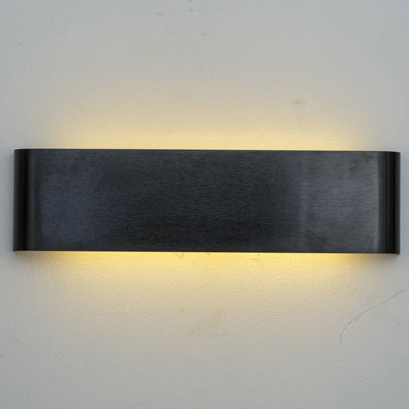 Modern Luxury Simple StyleLine Shade Wall Sconce Metal 1 Light Sconces for Bedroom