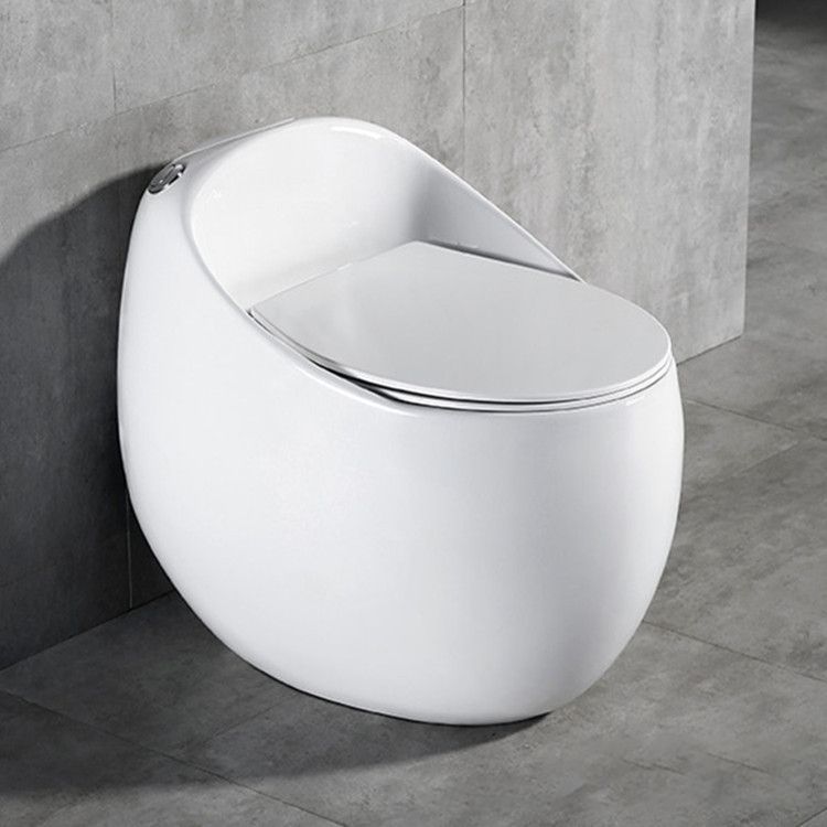Modern UF Siphon Jet Toilet Bowl Floor Mount Flush Toilet with Toilet Seat