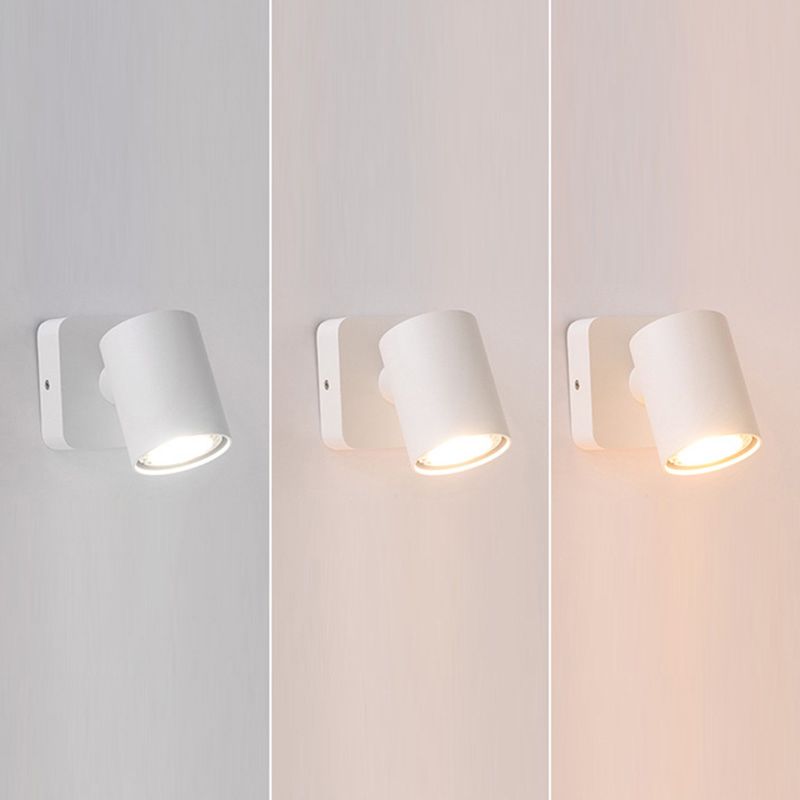 Luce contemporanea a parete regolabile luce con ombra acrilica per camera da letto