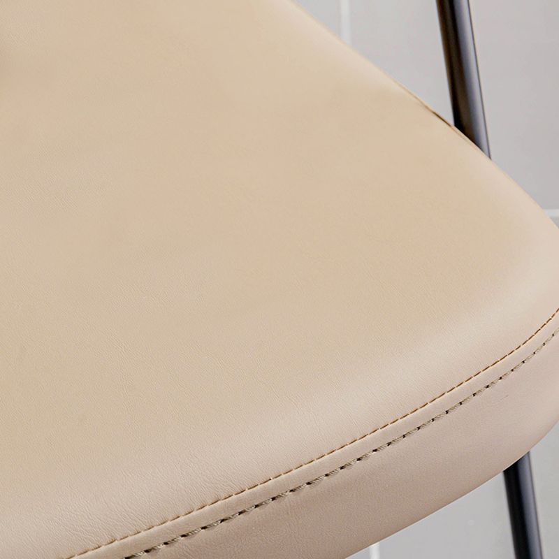 Industrial Upholstered Arm Chair Metal Dining Room Kitchen Chair