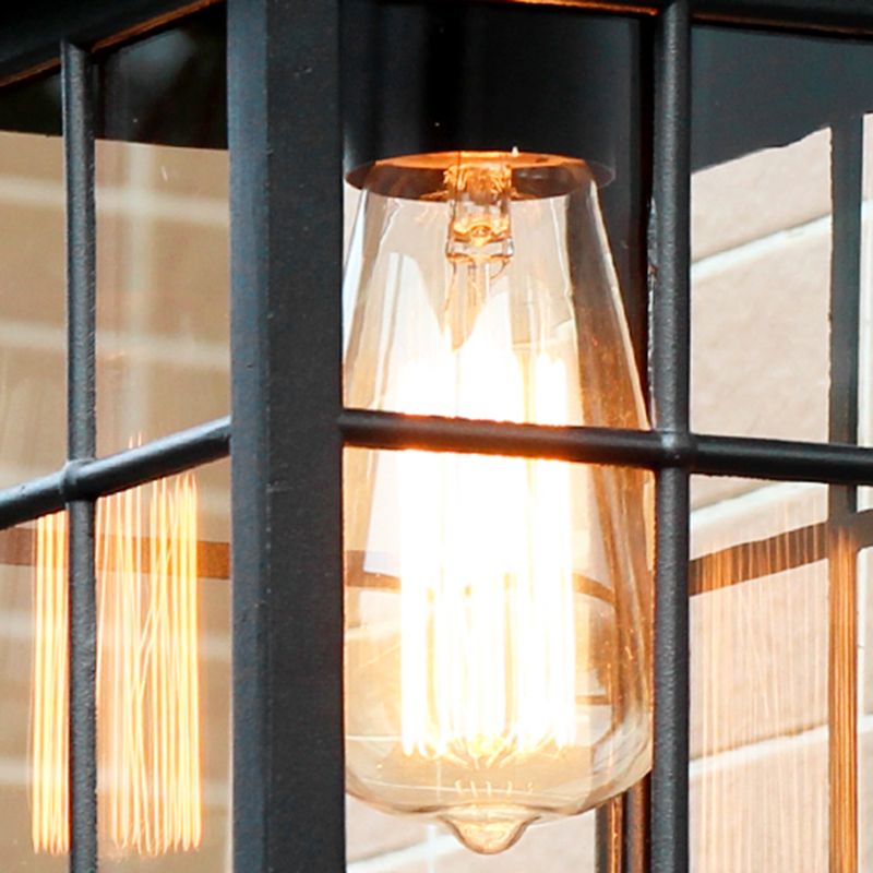 Wrought Iron Wall Lamp Sconce Industrial Loft 1-Light Sconce Lamp for Garden