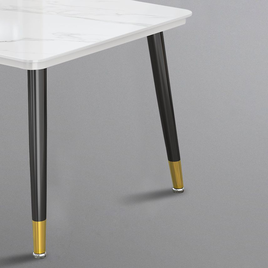 Hedendaagse standaard gesinterde stenen top eettafel rechthoek eettafel voor keuken