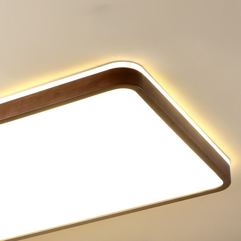 Fixation de la lumière du Mont-Flush moderne 1-Salon de la lumière Flush Mount Light avec Shade Acrylique