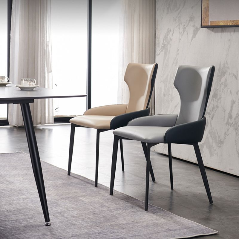 Wingback Arm Chair Contemporary Metal Indoor-Outdoor Room Chair