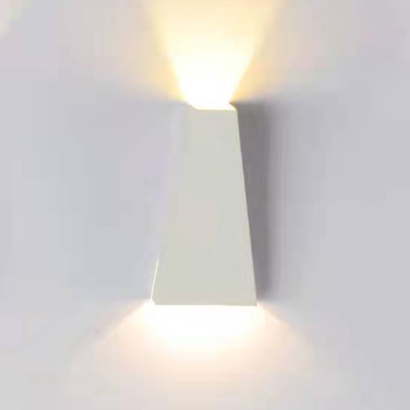 Geometrische Schatten Metallwandbeleuchtung moderner Stil 2 Lichter Wandleuchte Leuchte