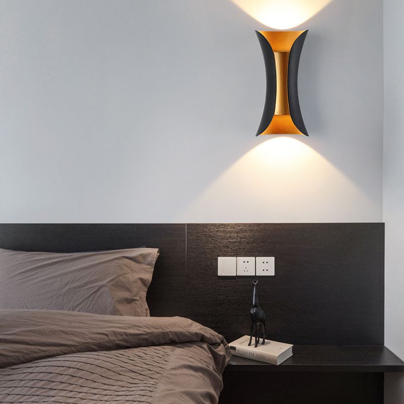 Modern Wall Washer Lighting Minimalist Metallic LED Wall Sconce for Sitting Room