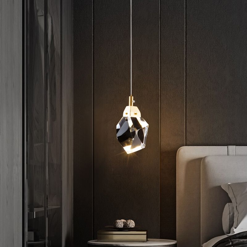 Pendre en cristal penseur suspendu suspendu en or pour la chambre à coucher