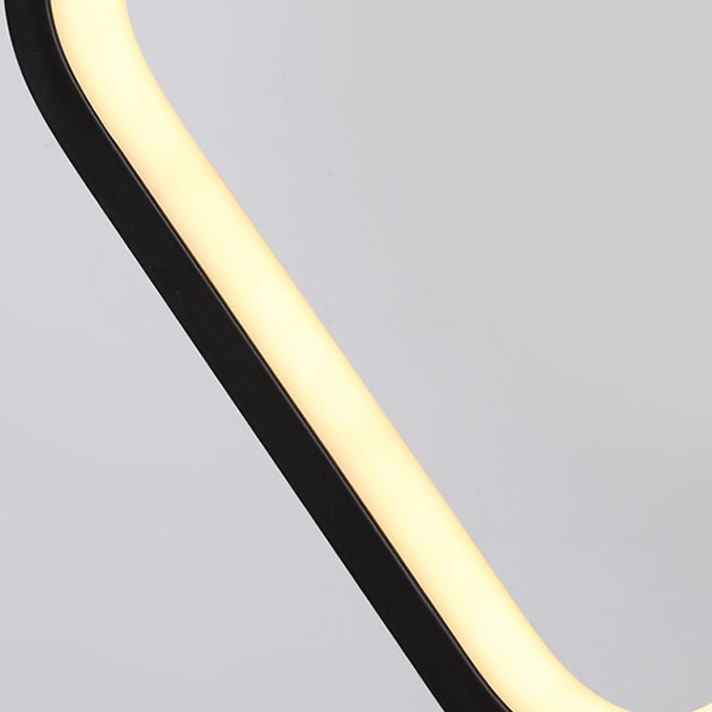 Forme géométrique en métal Lumière suspendue moderne 1-Light suspendu luminaire de montage