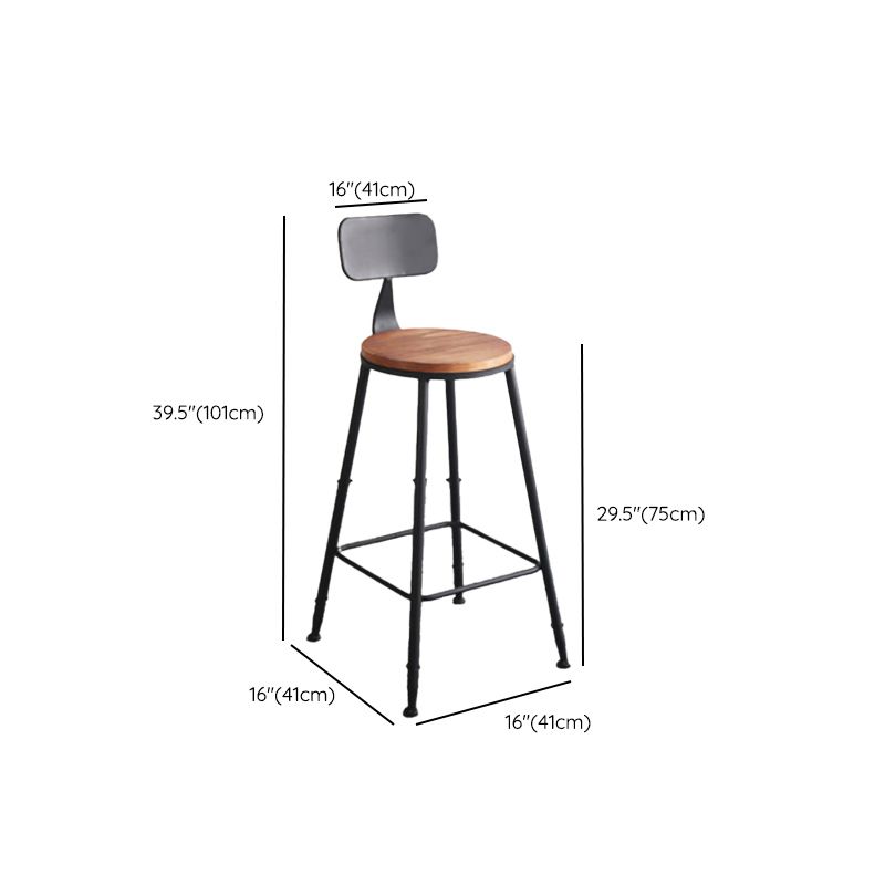 Modern Bar Table Set 1/6 Pieces Solid Wood Counter Height Set for Indoor