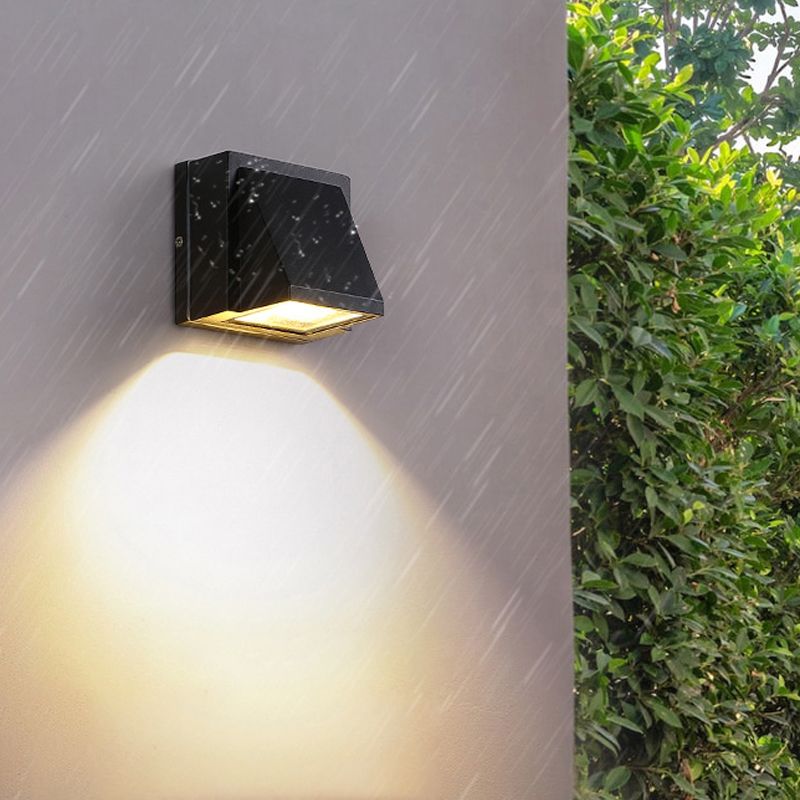 Moderne Aluminium -Wandleuchte geometrische 1 Lichtwandwaschung für Schlafzimmer