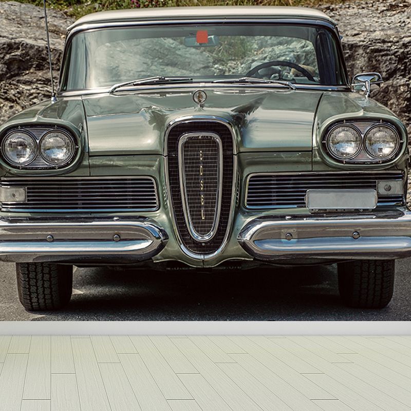 Sanfte Farbe Ford Transportatin Wandgemälde Horizontale Fotografie Dekorative Wandverkleidung