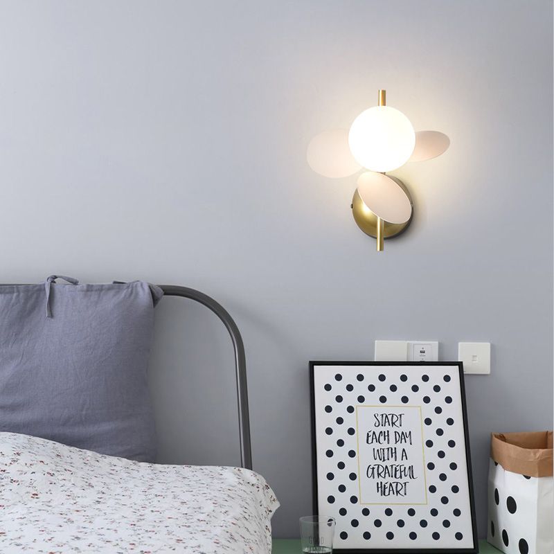 Metal Unique Shape Wall Sconce Modern Style Multi Lights Wall Light Fixture