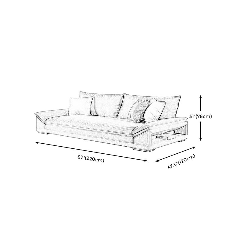 Stationary Living Room Standard Cushions Yellow Contemporary Seating