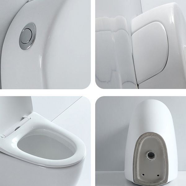Traditional Toilet Bowl One Piece Toilet Floor Mounted Porcelain Toilet