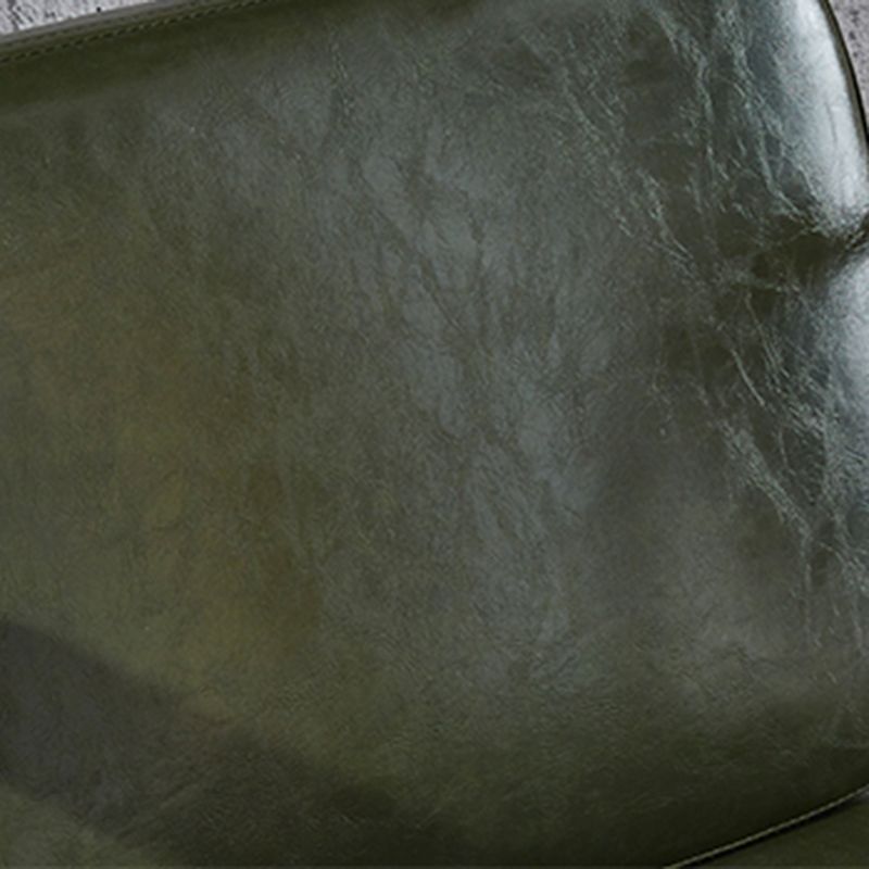 Modern Industrial Style Leather Solid Back Side Chair 31"H Dining Chair for Restaurant Bedroom
