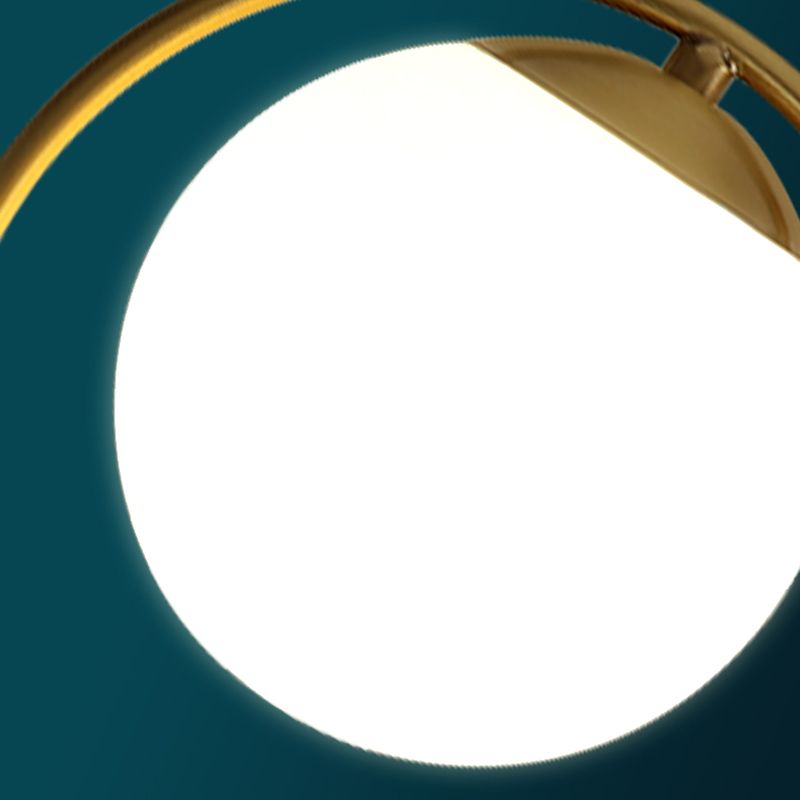 Sala de estar simple lámparas de apliques 1 iluminación de pared de vidrio de bulbo