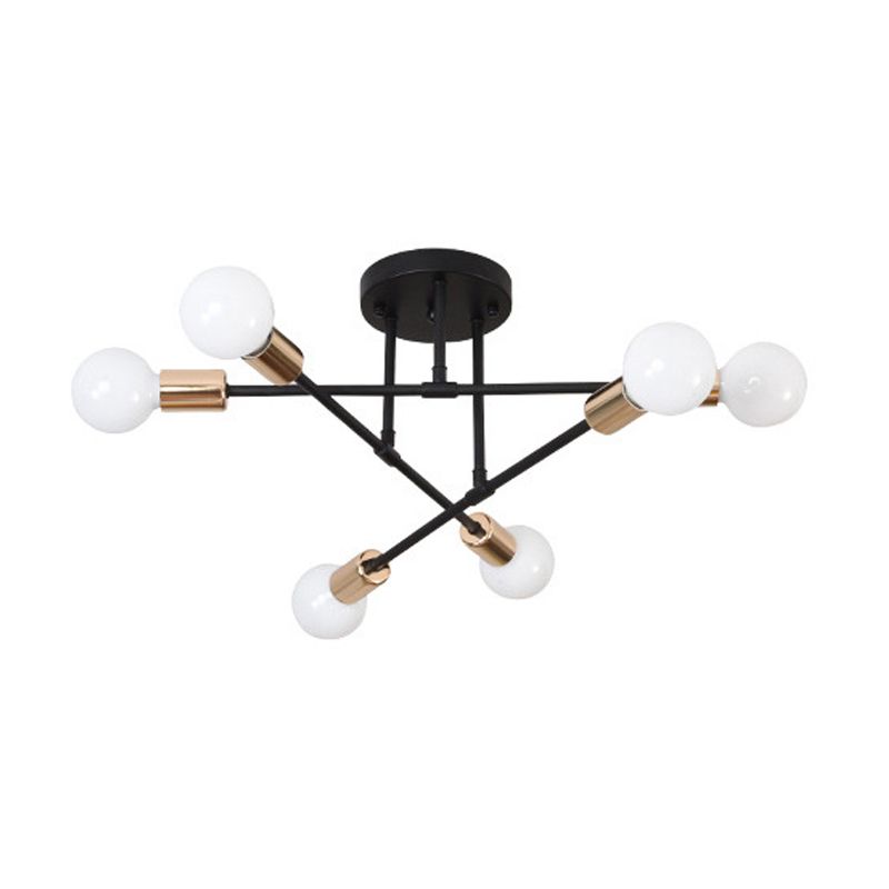 Metal Flush Mount Modern Style Flush Mount Lighting for Dining Room