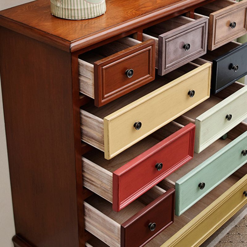 Coastal Chest Dresser Solid Wood Dresser with 8/10/12 Drawers