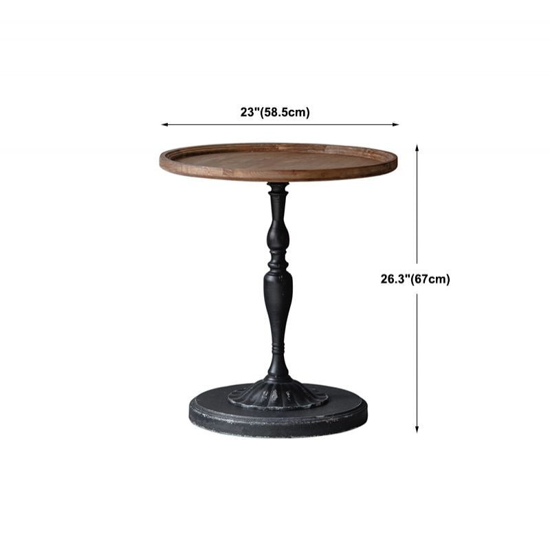 French Country Distressed Wood Coffee Table Set for Living Room