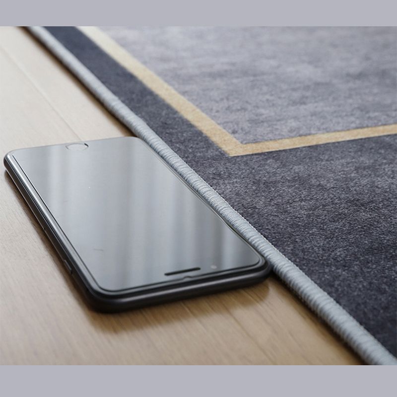 Modern Indoor Rug Polyester Marble Print Rug Non-Slip Backing Carpet for Living Room