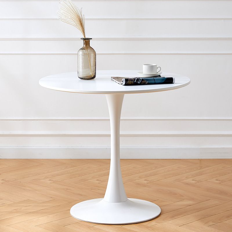 Modern White Manufactured Wood Table Home Tulip Dining Table
