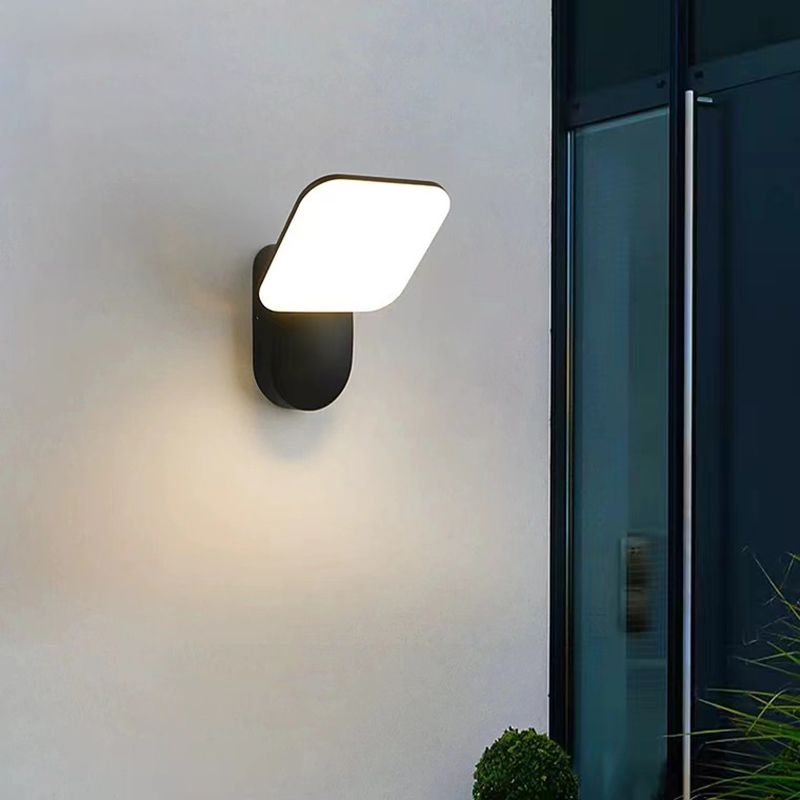 Simple Wall Sconce Waterproof Outdoor Sconce Light Fixture with Metal